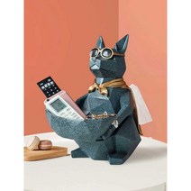 Bonoz 행운의 고양이 티슈 상자 가정용, 망토고양이 티슈케이스 (레드)