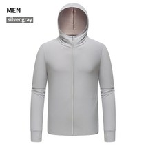 사계절캠핑 긴 소매 자외선 야외 낚시 얇은 해변 여름, 26.men grey - L