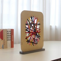 고야 스트링 자작나무 미니 1단 책상 파티션 (300) 인테리어 칸막이 다용도 가림막, 스트링 미니 1단 파티션 (300)