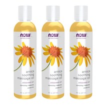 나우푸드 아르니카 수딩 마사지 오일, 237ml, 3개