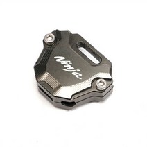 가와사키닌자 가와사키 닌자 650 zx6r 400 1000sx zx10r z900 z650 z800 z900rs z1000 z400 오토바이 액세서리 cnc 키 케이스 쉘 호환, 티타늄 닌자, 1개