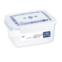 사각밀폐용기 나눔반찬통 예쁜 북유럽 감성 BPA무검출 정사각 2.4L