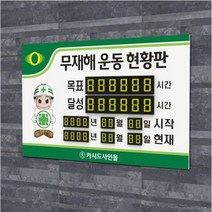 카시드 무재해 현황판 (NIS) 무사고 게시판 기록판 안전게시판 공장 작업장 회사 사무실 표지판 안전표지판 공사장 현장, 600*400*5mm(NIS-1)