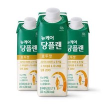 웰라이프 영양보충 뉴케어 당플랜 호두맛 200mlx30팩 1박스 (스마일팩) 고단백 간식 노인식 영양균형식 체중조절, 1set