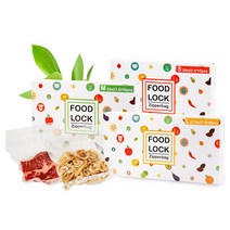 푸드락 진공 지퍼백 M 10p, 1개