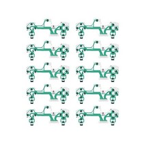 PUSOKEI 10Pcs 플레이 스테이션 4 컨트롤러 용 전도성 필름 수리 부품 교체 버튼 리본 회로 기판 교체 키패드 수리 패드 유연한 컨트롤러 멤브레인 전도성 필름.