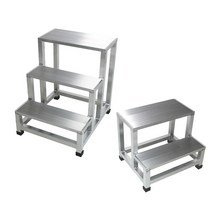 가정용 안전 작업발판 1단 2단 3단 알루미늄 철제 실내 간이 미니 계단, 03.알루미늄 3단발판, 1개