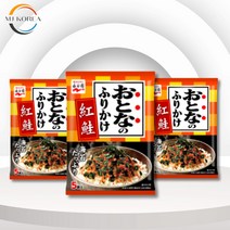 나가타니엔 오토나노 후리가케 베니사케 연어맛 11.5g(2.3g x 5포) 뿌려먹는 즉석 간펵식+KF94마스크 추가 증정, 후리가케 연어맛 11.5G (5포) 3개+1개+사은품