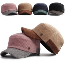 골덴 투톤 군모 4color/남녀공용 간절기 겨울 면 볼캡 라운딩 골프모자 가능