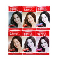 동성제약 훼미닌실키 염색약 6종, 85호 진한 밤색