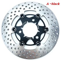 니우 전기 스쿠터 부품 혼다 야마하 Niu N1S/M /NQi /U 전동 용 범용 220MM-70MM 3 홀 오토바이 브레이크 디스크 로터, [07] 220mm A-black