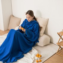 입을 수 있는 담요 집순이 담요 2COLOR893562 e2, 블랙