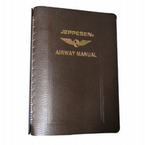 Jeppesen Airway Manual Premium 2 Leather Binder - AM621122 null, 1, Brown