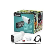 캐논 줌 디지털 단안 키트 USB-C 충전기 microSD 카드 파워샷 400mm 광학 800mm 조류 관찰 야생 동물 스포츠 관람 여행 하이킹, 줌 단안, 하얀색