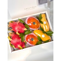 혼합 과일 선물세트 백화점 과일바구니 광주 출산 예단 선물세트 용과 망고 애플망고, 방문수령, 노리개태슬