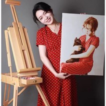 웰라이프 주문제작 DIY그림그리기 유화그리기 세트 36 42색 DIY명화그리기 캔버스페인팅, 42색-40*60