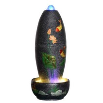 인테리어 분수대 거실 흐르는 물 분수 조명 조각상, 7819-S / 높이 78cm