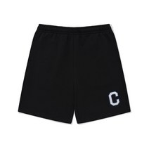 커버낫 COVERNAT C 로고 스웻 쇼츠 블랙 CO2402SO07BK 250293