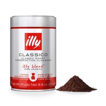 일리 클라시코 그라운드 드립 커피 8.8oz 초콜릿 카라멜 미디엄 로스트