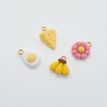 치즈 계란 바나나 꽃 키링 동대문부자재상가 열쇠고리 차키케이스 비즈공예 에어팟고리