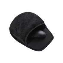 전자 손난로 휴대용 USB 충전손난로 가열 마우스 패드 열 팔찌 실용적인 손 따뜻하게 mousepad 사무실 노트북 데크 장식 컴퓨터 노트북, 검은색