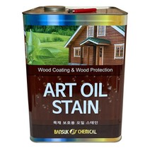 아트 오일스테인 DIY 페인트 18리터 파고라 가구 데크 목조.주택 목재 팬션 의자 아파트 방부목 보호, 애플민트