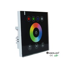 LED 조명 RGB 컨트롤러 쉬운 w 터치 패널 controle 조광기 w 스트립 입력