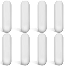 8pcs 8mmx30 mm PTFE 마그네틱 교반기 믹서 교반 바 교반 막대 자성 실험 바 바위 칠판 바 스터 플레이트 자석, 하나, 하얀색