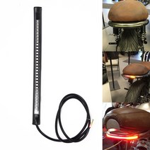 48-LED 브레이크 방향 지시등 번호판 라이트 스트립 Bobber Cafe Racer atv용, 한개옵션0