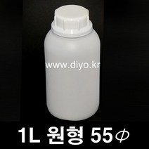 +1L 원형말통(1CY) 잠금캡용기/액기스/매실청/간장/물엿/젓갈/고추장/고추가루/소스/꿀/된장/화장품재료/화학약품/생수/약수