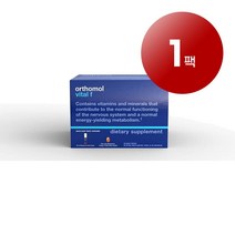 Orthomol 오쏘몰 독일 직배송 바이탈 F 여성용 멀티비타민 칼슘슘 오메가3 앰플 캡슐 30회분, 1팩