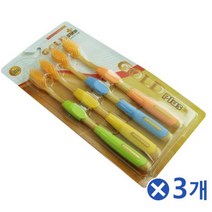 (선1927851) D1Ss 미세모 금나노 골드플러스 칫솔 4p세트x3개 치과칫솔 어른칫솔 롱칫솔 미세모 초미세 Ptth:991eaSp, s[상품선택]s