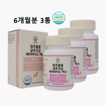 세라티크 세라마이드 먹는 세라마이드 프랑스 백프로 분말 가루 원액 알약 정 효능 식약처인정 식약청 인증 해썹, h610정x3개