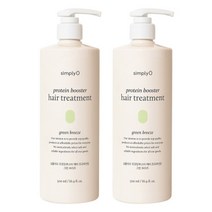 프로틴부스터 헤어 트리트먼트 그린 브리즈 500ml 2개