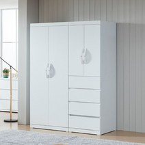 [천삼백케이] [로쏘] 사토 장롱 세트 1400, 워시