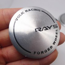 휠 용품 4pcs 45mm Volk Racing Rays 휠 센터 캡 스티커 허브 커버 배지 엠블럼 데칼, 02 Silver_03 56mm