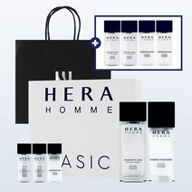 헤라 옴므 스페셜 2종 기획세트 옴므 에센스 인 스킨 / 에멀전 (스킨 20ml x 2 로션 20ml x 2 추가 증정), 1세트
