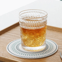 루시드랩 내열 강화 유리컵 크리스탈 양주 위스키 온더락 2개, 투명 300ml 2개