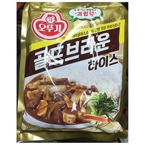 1kg x10개 골드브라운 하이스 오뚜기 잘녹는 과립형, 상세페이지 참조