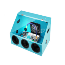 납땜 가공 연마 가루날림 집진장치 연삭 박스케이스, 물 순환 대형 방진 상자 및 팬