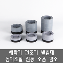 파시오네 세탁기 받침대 냉장고 건조기 발판 바닥 밀림 층간 소음 진동 방지 고정 수평 패드, 선택1. 높이조절용(2.5cm)