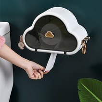 올곧음 욕실방수선반 무타공 구름 화장지 휴지걸이 티슈홀더 티슈걸이 다용도 욕실수납 욕실 방수선반, 오랜지, 1개