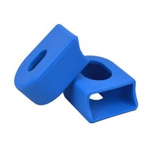 자전거체인휠 크랭크암 2 pcs 커버 프로텍터 실리카 젤 경주 부트 프로텍터 셋 보호, [03] Blue