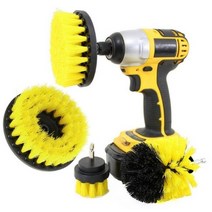전동드릴 청소솔 바닥 타일 욕실 3종 청소용브러쉬, 4인치CM001171