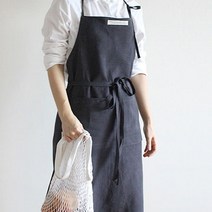 스모키 앞치마 (3colors), 차콜