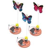 태양광 과학교구 꽃나비 만들기키트 DIY 화학수업 조립식장난감 조카선물 집콕놀이, 나비