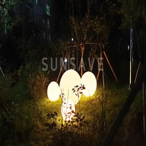 선세이브 LED 볼 원형타입 조형물, 청색
