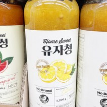 유자청 1200g x 1개 + 맨어스트 소독제 증정, 단품, 단품