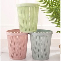 라탄 휴지통 소 + 리필봉투 5봉(색상랜덤), 블루