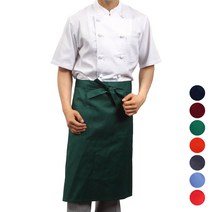 DAE21 카페 공방 화원 꽃집 기본 허리 앞치마, DAE21 빨강